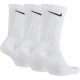 Meia Nike Cano Alto Everyday Cushion Pacote C/ 3 Pares - Branco